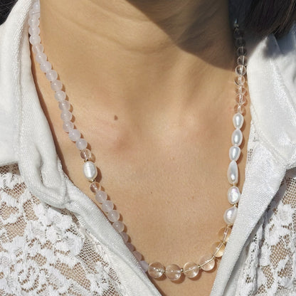 Éclat Nacré – Collier & Bracelets modulables